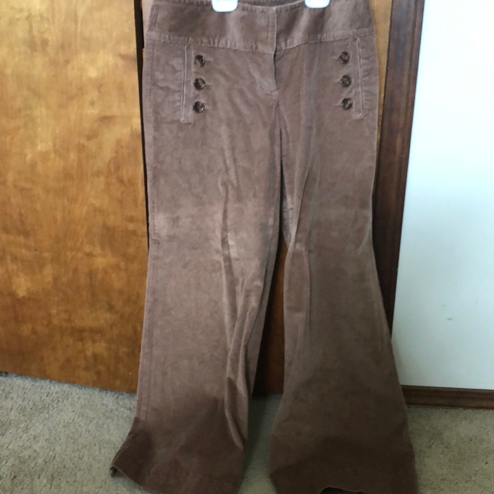 Corduroy sailor pants